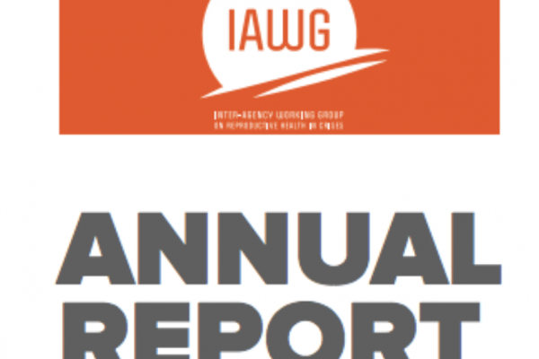 IAWG Annual Report cover page